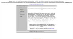 Desktop Screenshot of free-fonts.sustainedhits.com
